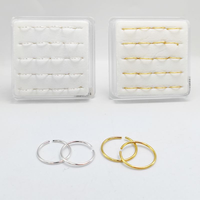 Body Jewelry Lot - Chất Liệu Bạc 925 Mũi Vòng