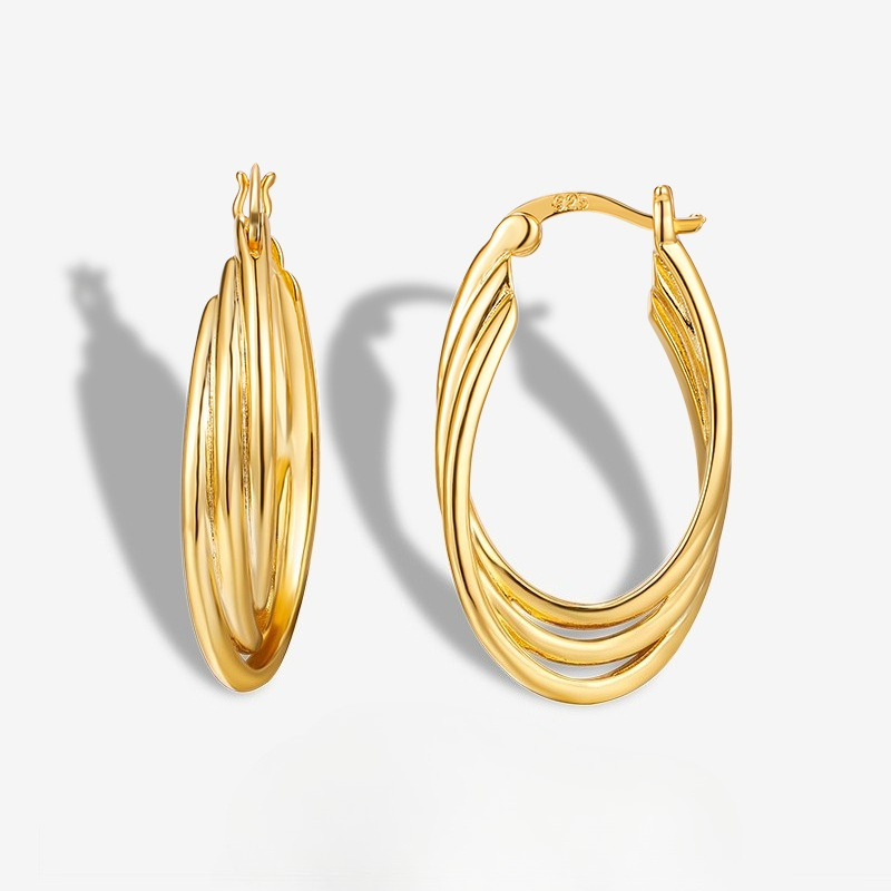 Body Jewelry High End - New S925 Silver Earrings with A
