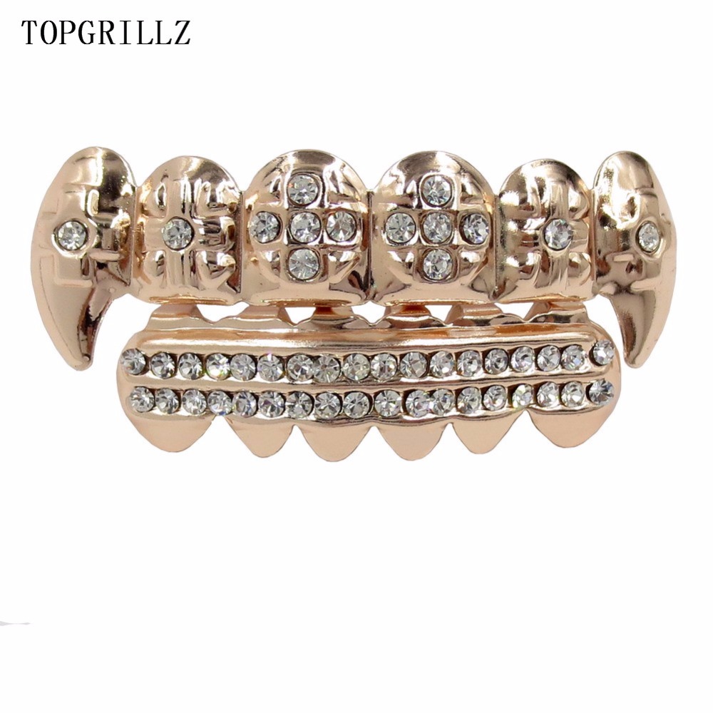 Topgrillz Hoa Hồng Thật Màu Và - đánh giá và giá Body Jewelry Real Gold