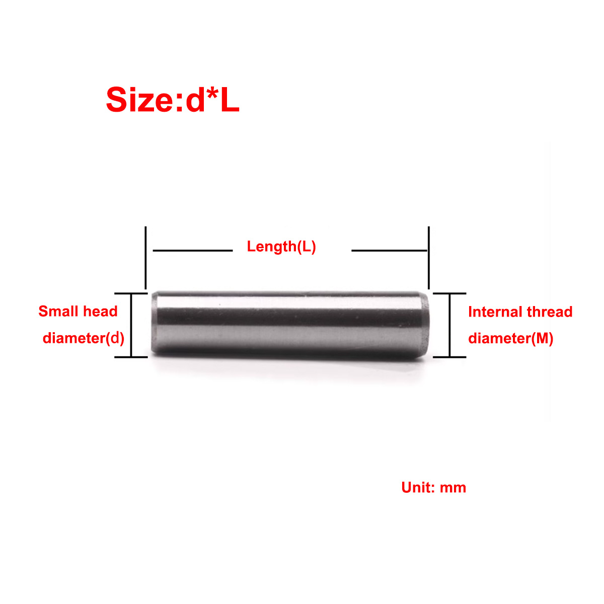 A3 Steel Internal Thread Conic - đánh giá và giá Threadless Push Pin