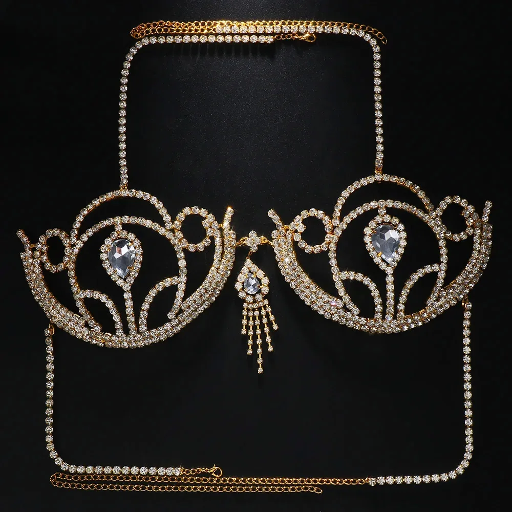 Luxury Rhinestone Bikini Bra G - đánh giá và giá Body Jewelry Helix
