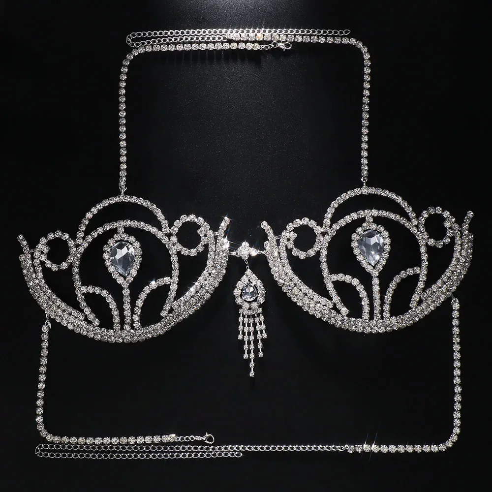 Luxury Rhinestone Bikini Bra G - đánh giá và giá Body Jewelry Helix