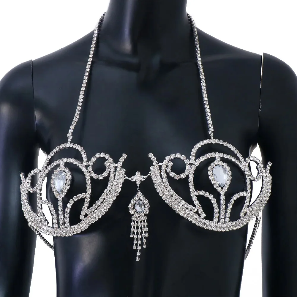 Luxury Rhinestone Bikini Bra G - đánh giá và giá Body Jewelry Helix