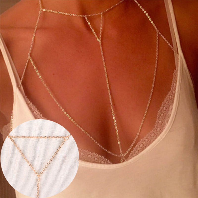 Thời Trang Vàng Bạc Chuỗi Nối  - đánh giá và giá Body Jewelry Necklace