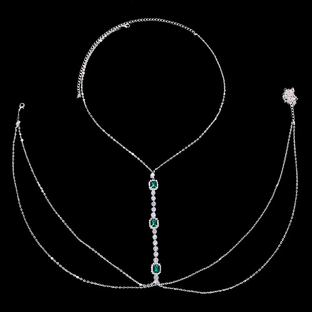 Fashion Square Bridal Back Cha - đánh giá và giá Body Jewelry Necklace