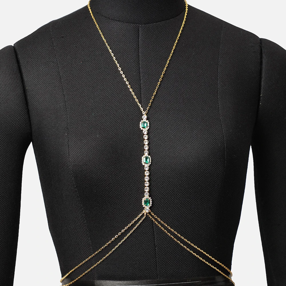 Fashion Square Bridal Back Cha - đánh giá và giá Body Jewelry Necklace
