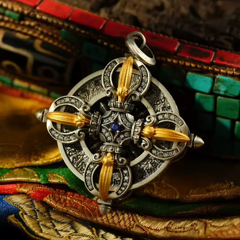 Silver retro diamond pestle pe - đánh giá và giá Body Jewelry High End