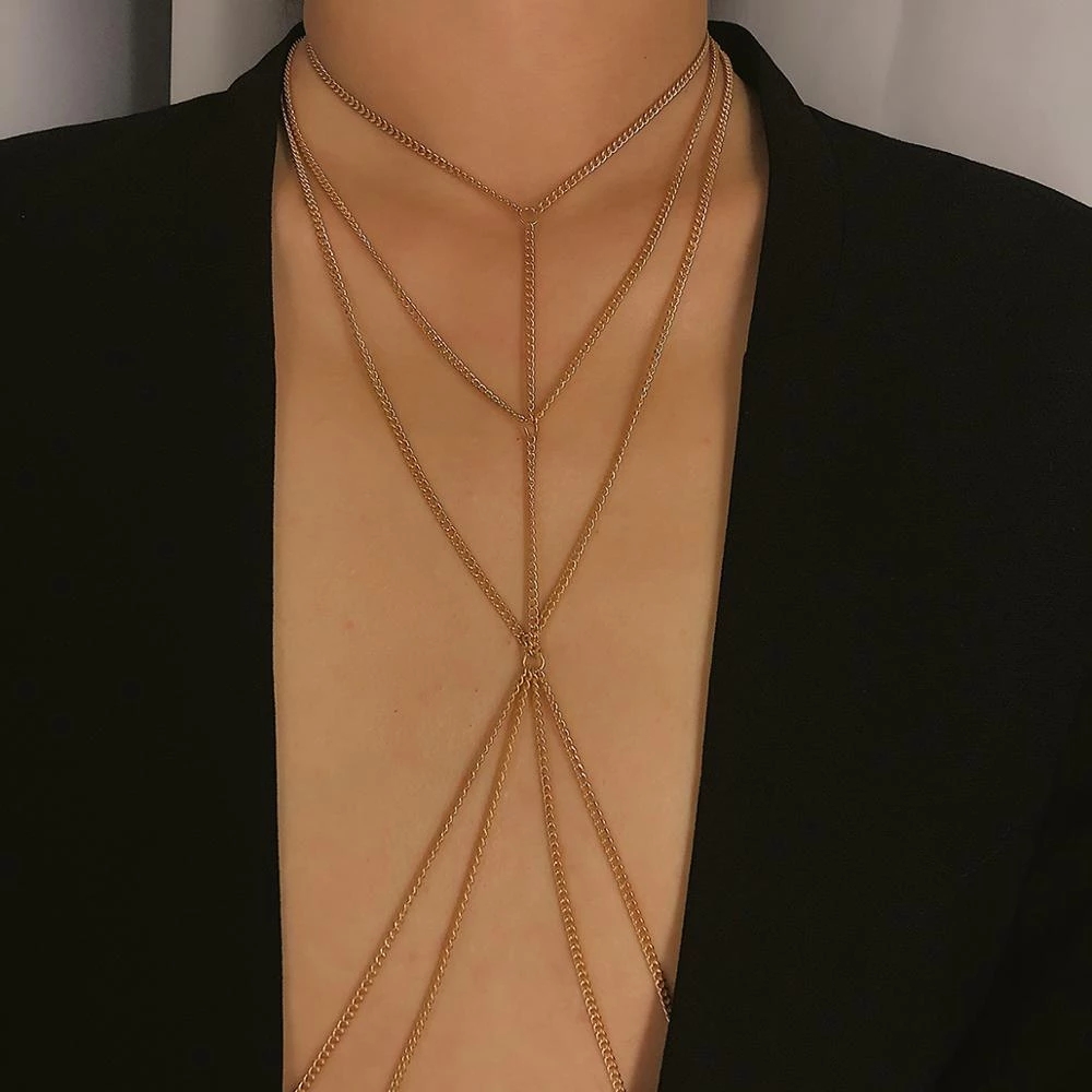IngeSight.Z Phong Cách Đơn Giả - đánh giá và giá Body Jewelry Necklace