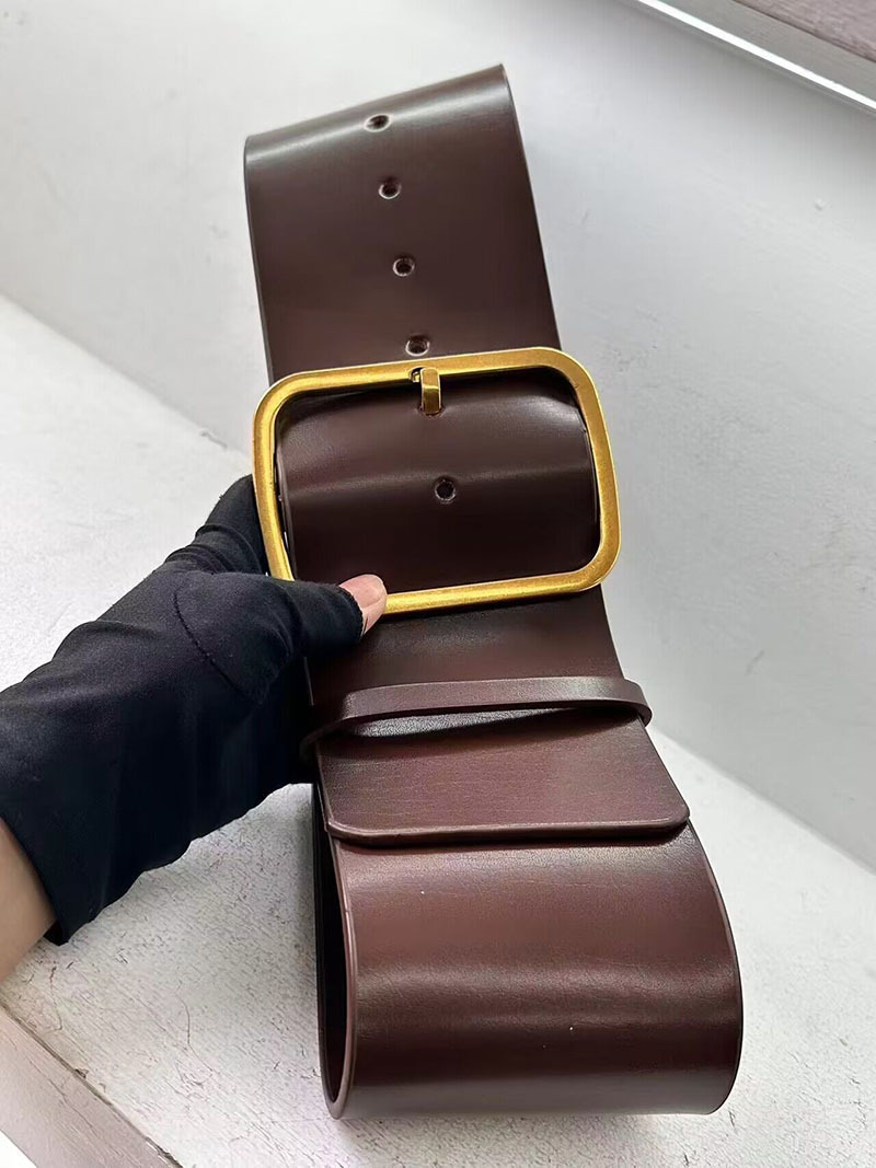 Full‑Grain Real Leather Wide W - đánh giá và giá Body Jewelry Real Gold