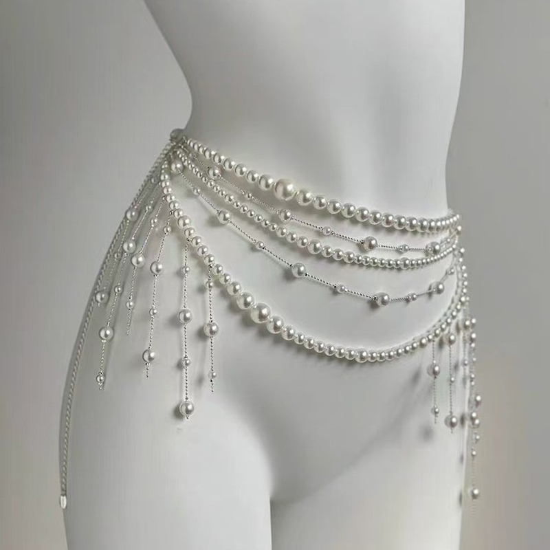 Ladies' Waist Chain Pearl Mult - đánh giá và giá Body Jewelry Brands