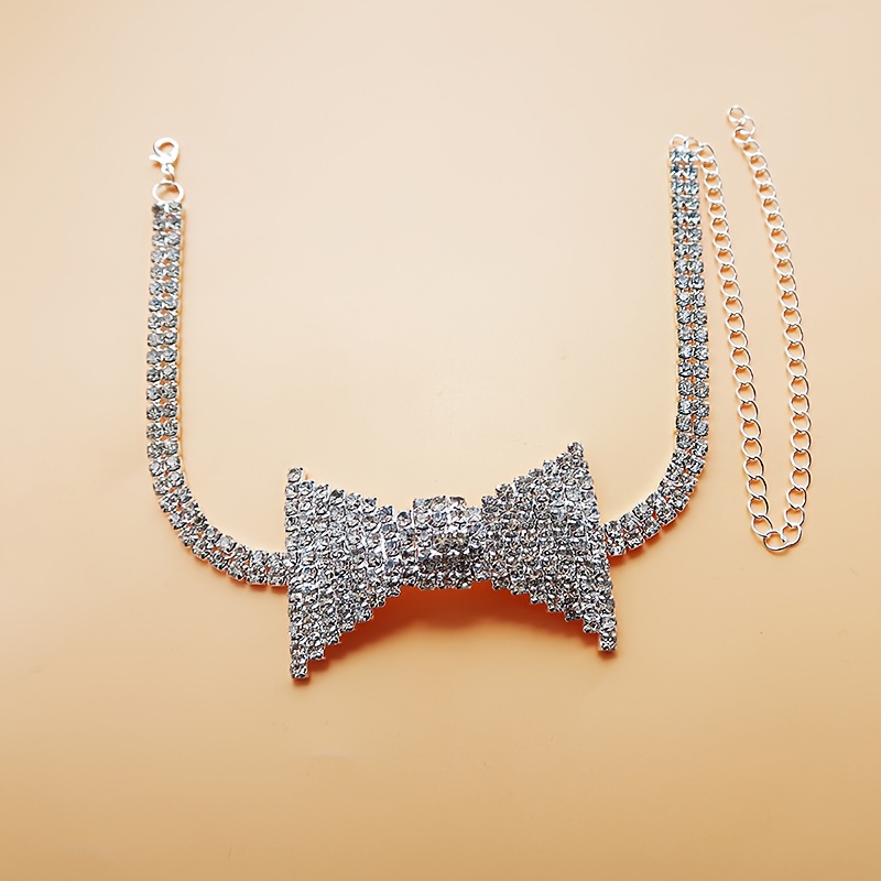 Exquisite Elegant Rhinestone B - đánh giá và giá Body Jewelry Necklace
