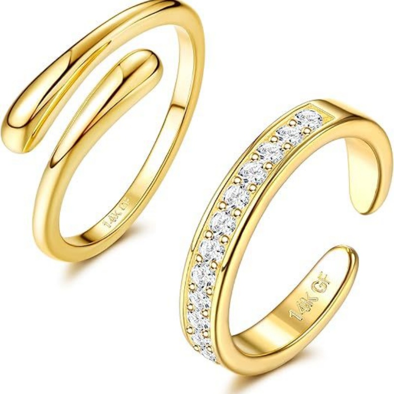 14K Gold-Plated Adjustable Zir - đánh giá và giá Body Jewelry Lot