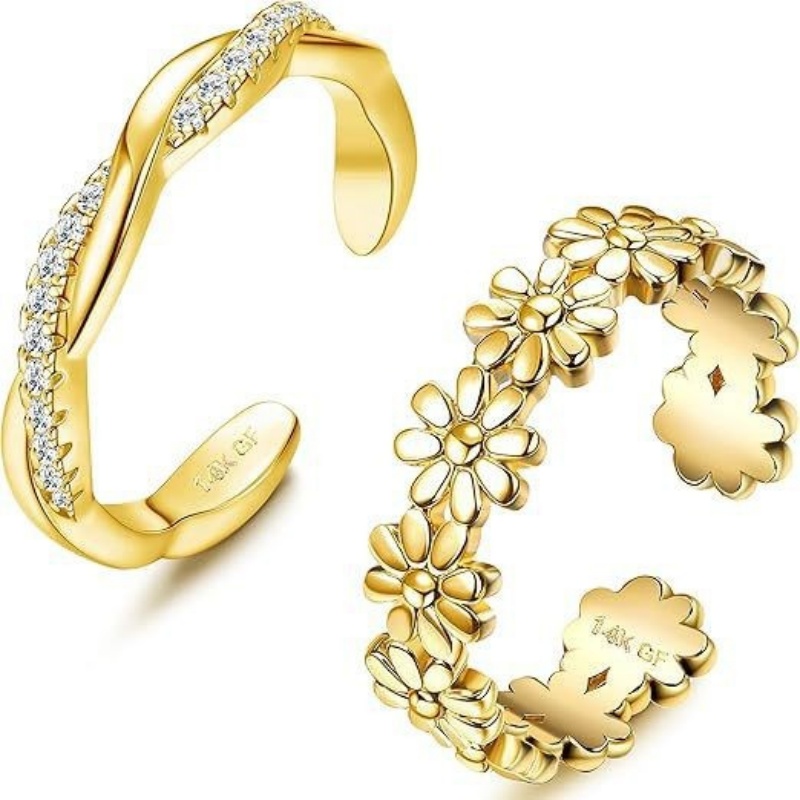 14K Gold-Plated Adjustable Zir - đánh giá và giá Body Jewelry Lot