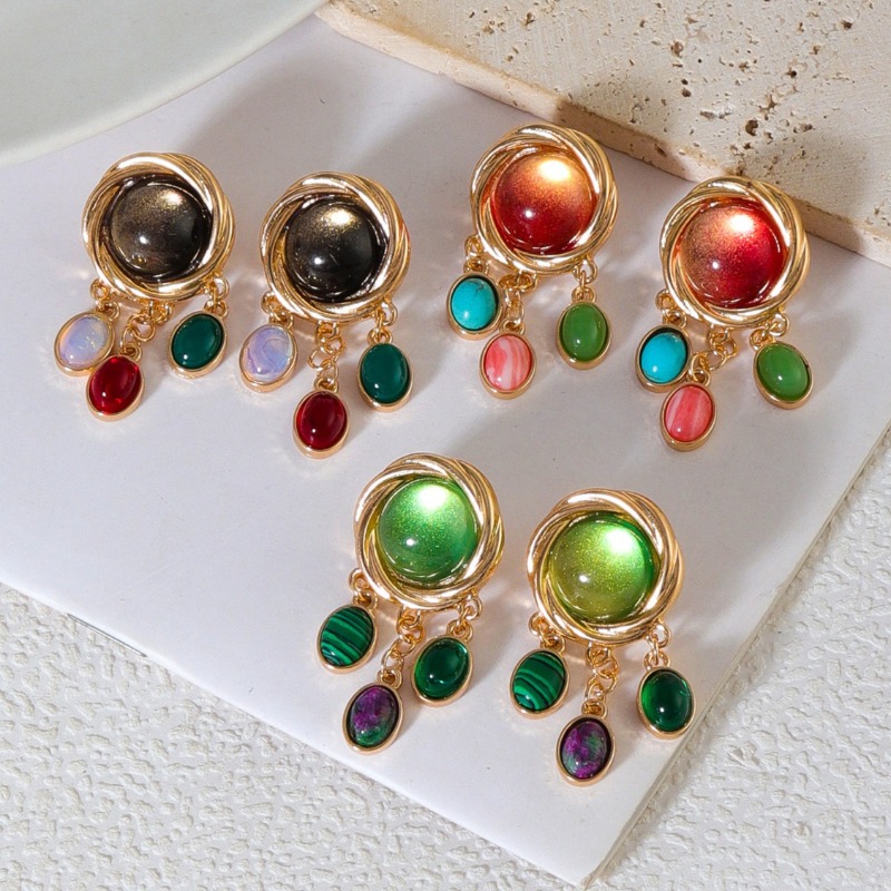 Colorful Glass Crystal Earring - đánh giá và giá Body Jewelry Brands