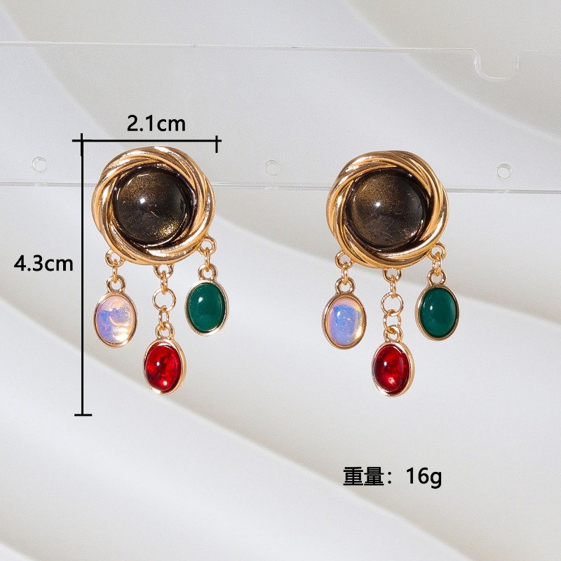 Colorful Glass Crystal Earring - đánh giá và giá Body Jewelry Brands
