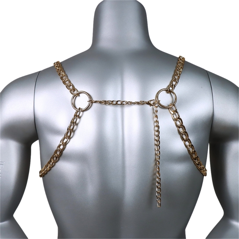 Nam Gợi Cảm Thân Kim Loại Ngực - đánh giá và giá Body Jewelry Necklace