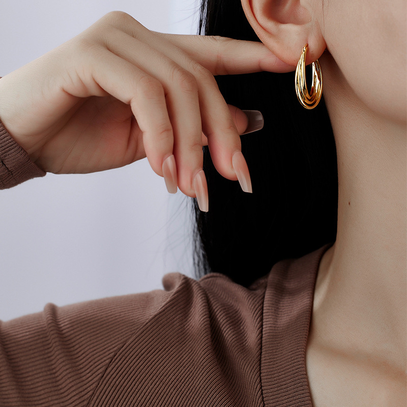 New S925 Silver Earrings with  - đánh giá và giá Body Jewelry High End