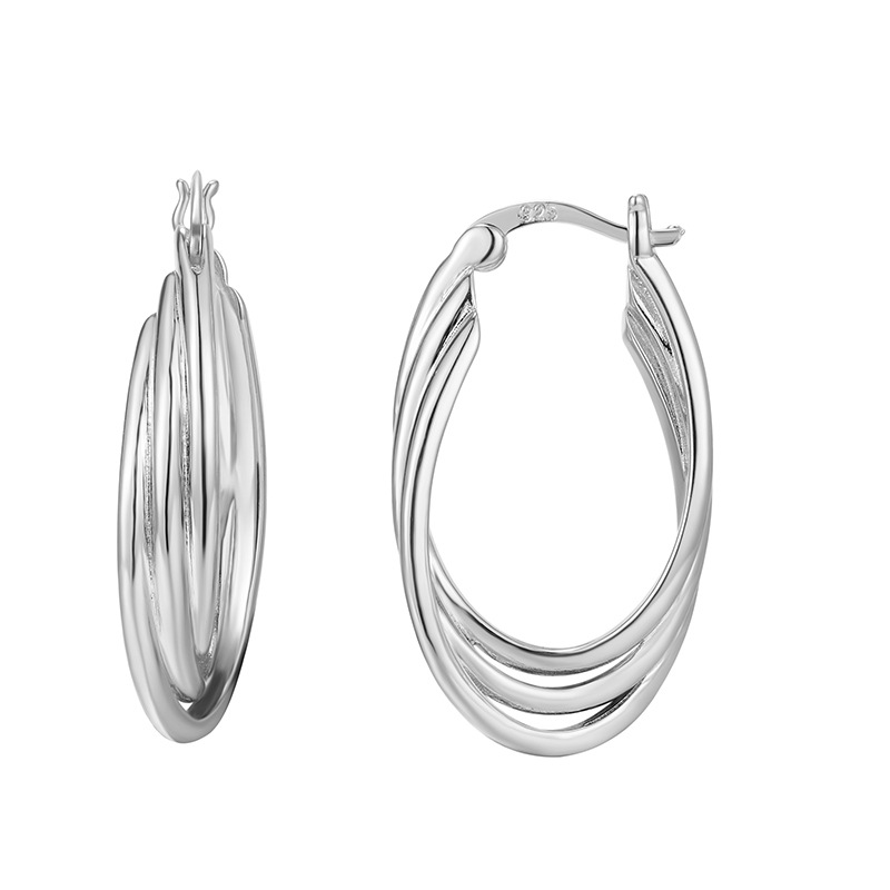 New S925 Silver Earrings with  - đánh giá và giá Body Jewelry High End