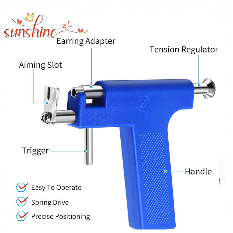 Professional Ear Piercing Gun  - đánh giá và giá Body Jewelry Lot