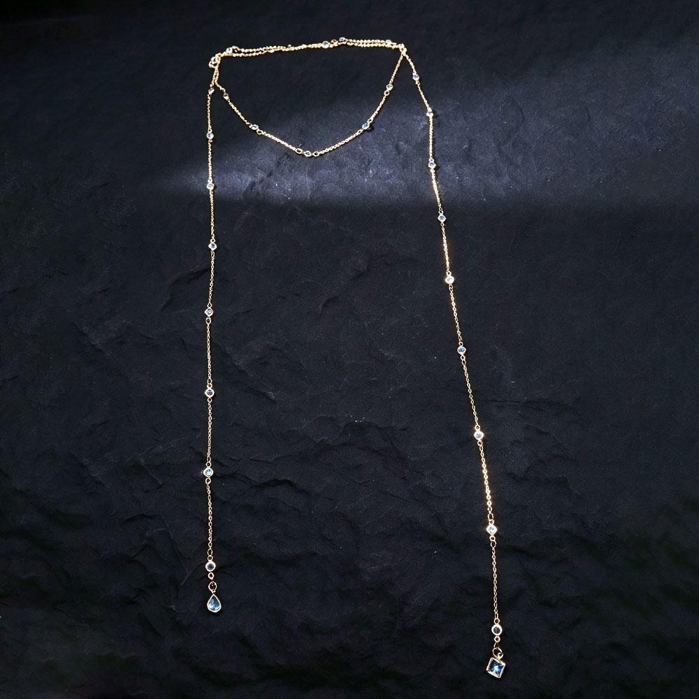 New Fashionable Elegant Neckla - đánh giá và giá Body Jewelry Diamond
