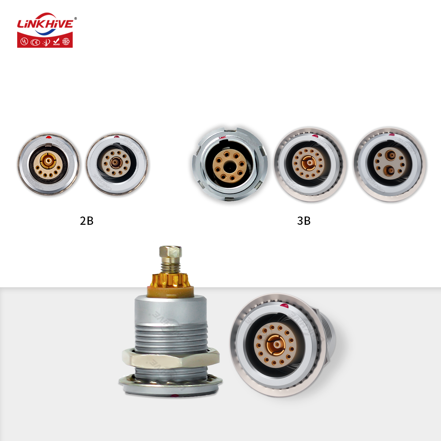 Compatible with LEMO FGG/EGG P - đánh giá và giá Threadless Push Pin