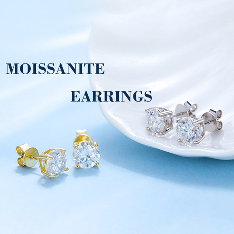 Classic 0.1-4CT Moissanite Stu - đánh giá và giá Body Jewelry Diamond
