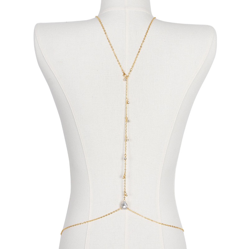 Bride Backless Rhinestone Wate - đánh giá và giá Body Jewelry In Bulk