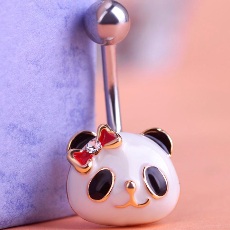 zlxgirl fashion women's panda  - đánh giá và giá Body Jewelry Brands