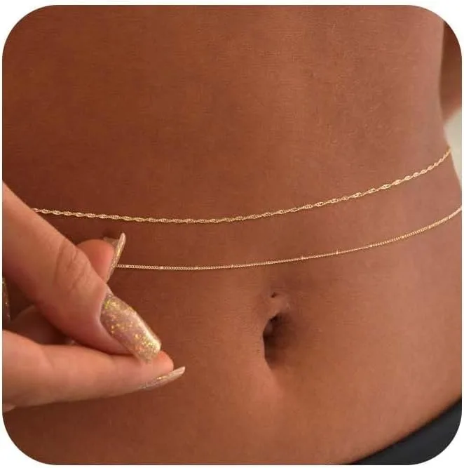 14k Gold Plated 26-33Inch Adju - đánh giá và giá Body Jewelry In Bulk